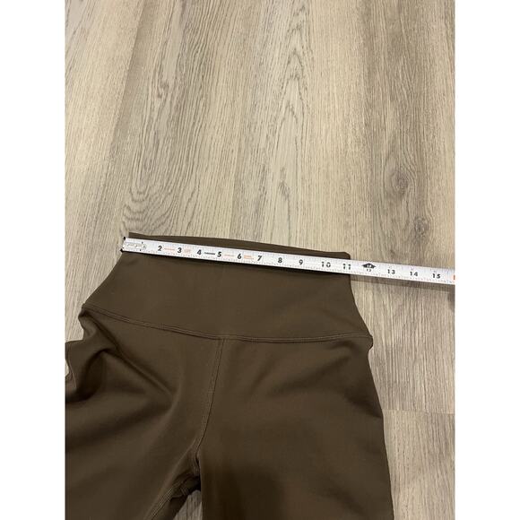 Alo Yoga Womens Leggings Espresso XS Bootcut Airbrush High Waisted Athleisure - Picture 7 of 11